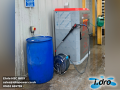 An Ehrle HSC steam cleaner, with 30m hose reel and side holder for gun and lance.